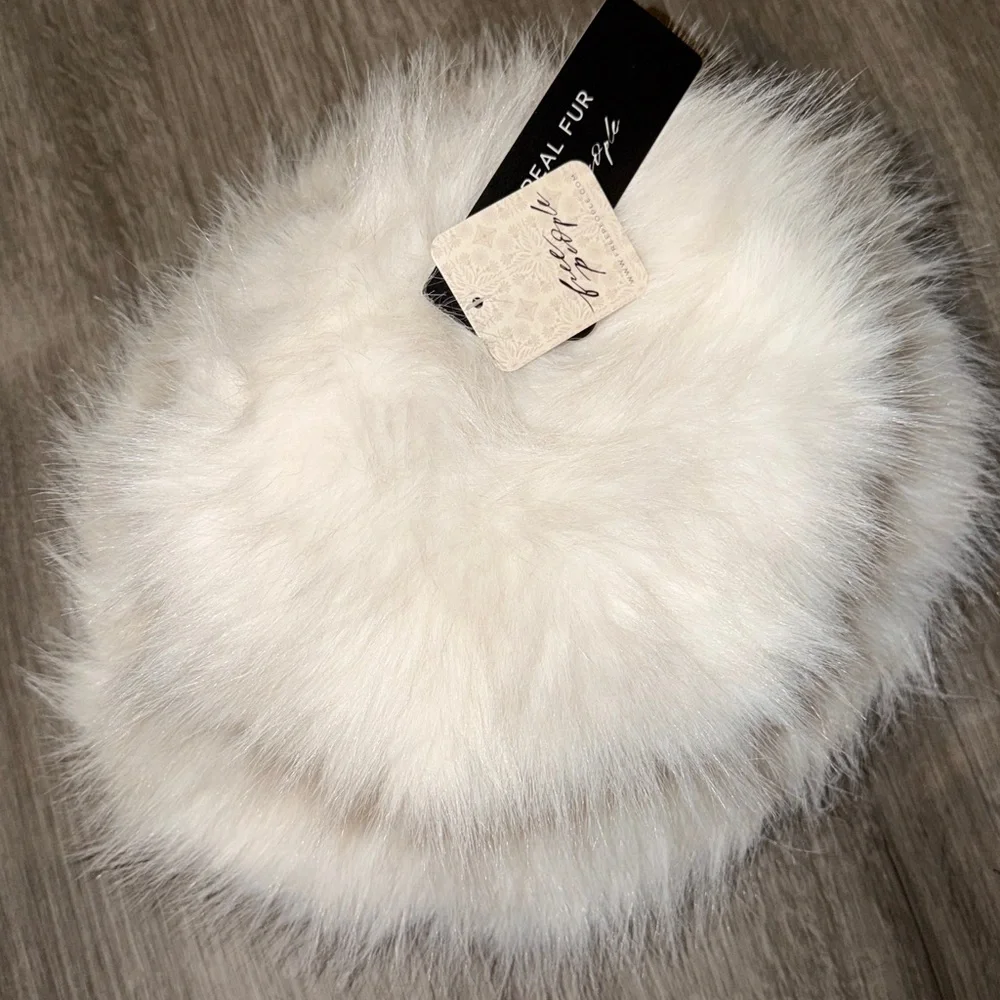 Free people X Unreal Fur ICE Queen Bucket hat